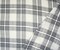 Black-Deep Gray Cotton Famous Maker Plaid Gauze Woven Fabric By the Yard